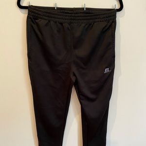 Russell Athletics Black Pants with Calf Zipper